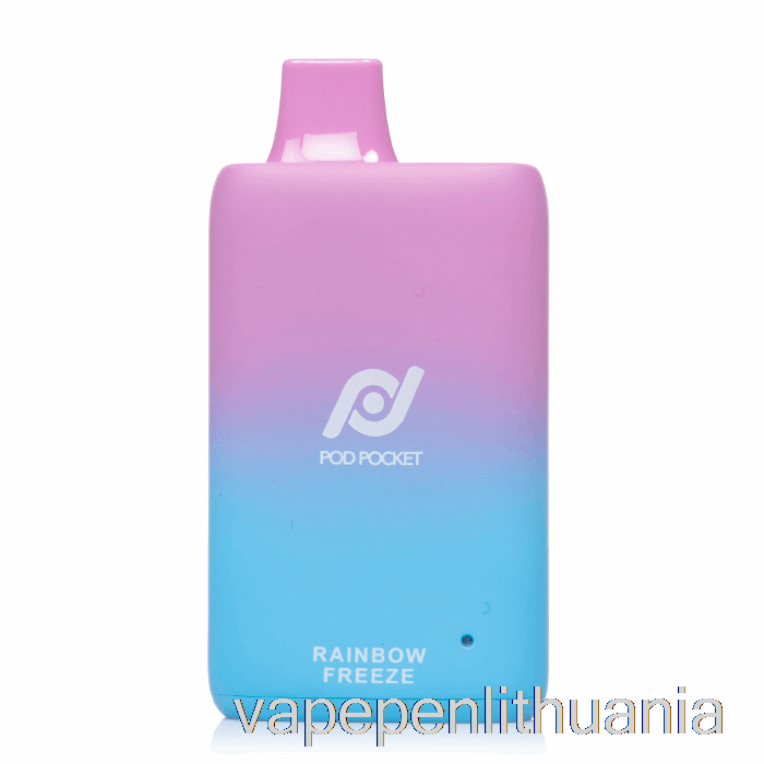 Pod Pocket 7500 Vienkartinis Rainbow Freeze Vape Skystis